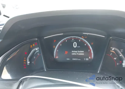 2019 Honda Civic Sport Touring из США, поврежденный, VIN SHHFK7H98KU407812